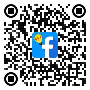 Clickable QR Code for the Glowing Lights Learning Facebook page.